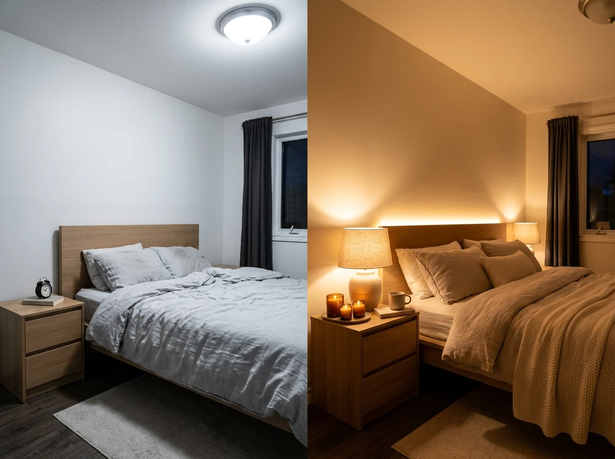Pourquoi l'éclairage chambre cocooning change tout