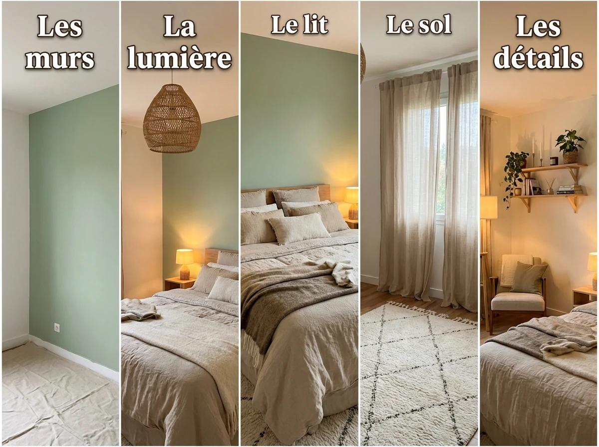 Relooking chambre cocooning : les 5 étapes clés