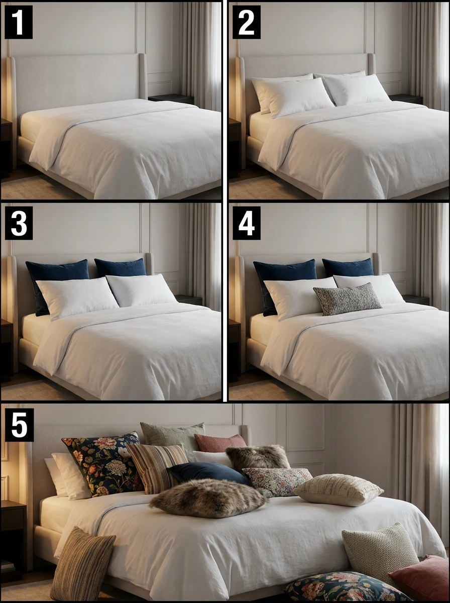 Comment décorer un lit avec des coussins