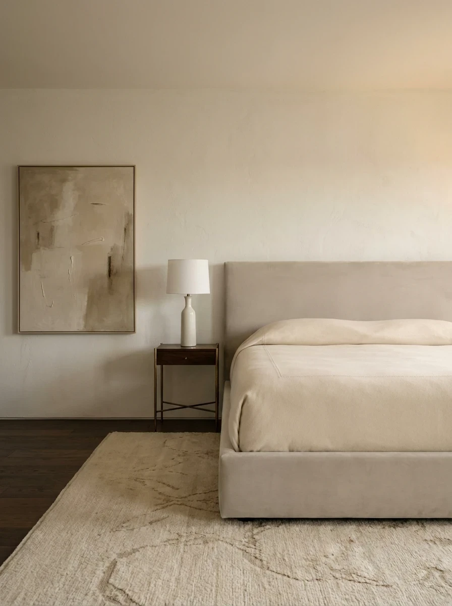 Tendance Quiet Luxury : Chambre Minimaliste et Élégante