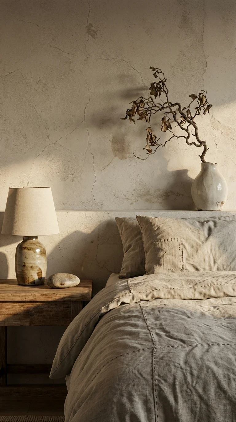 Adopte le Style Wabi-Sabi pour une Chambre Apaisante