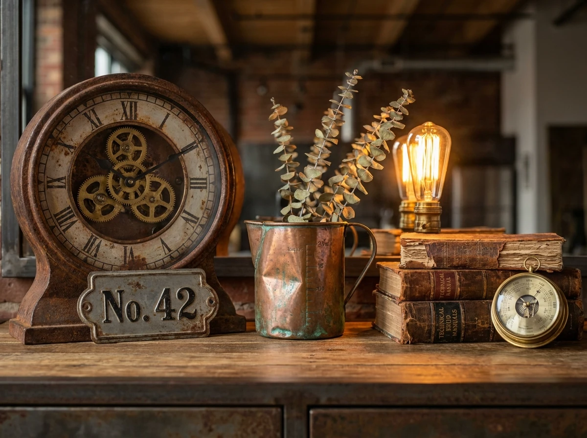 Ajouter des objets chinés et vintage pour l'authenticité
