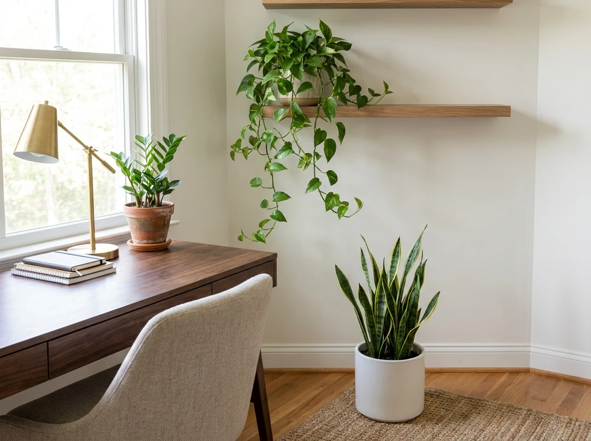 Décorer un bureau avec des plantes d'intérieur