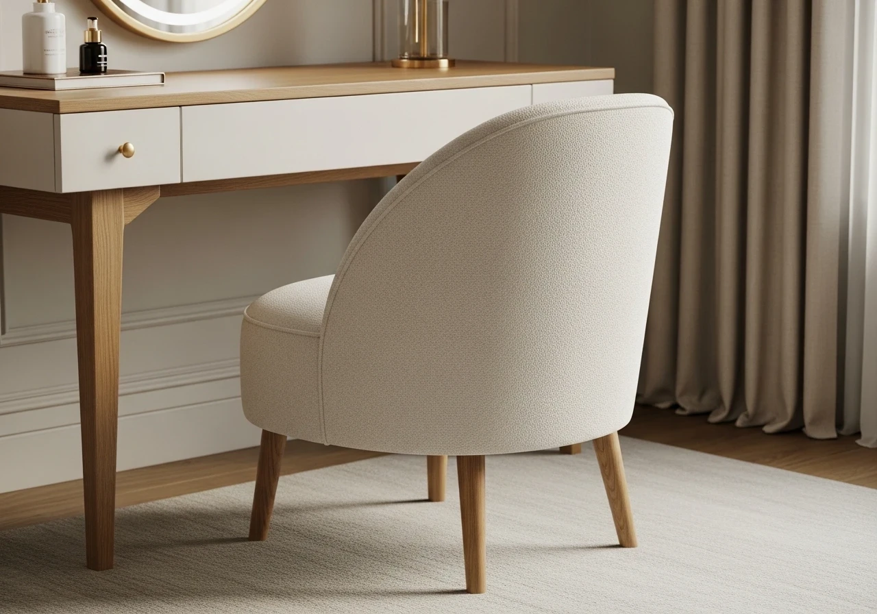 Choix d'une chaise élégante pour une coiffeuse
