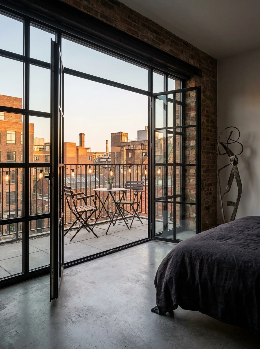 Aménager un balcon dans la continuité industrielle