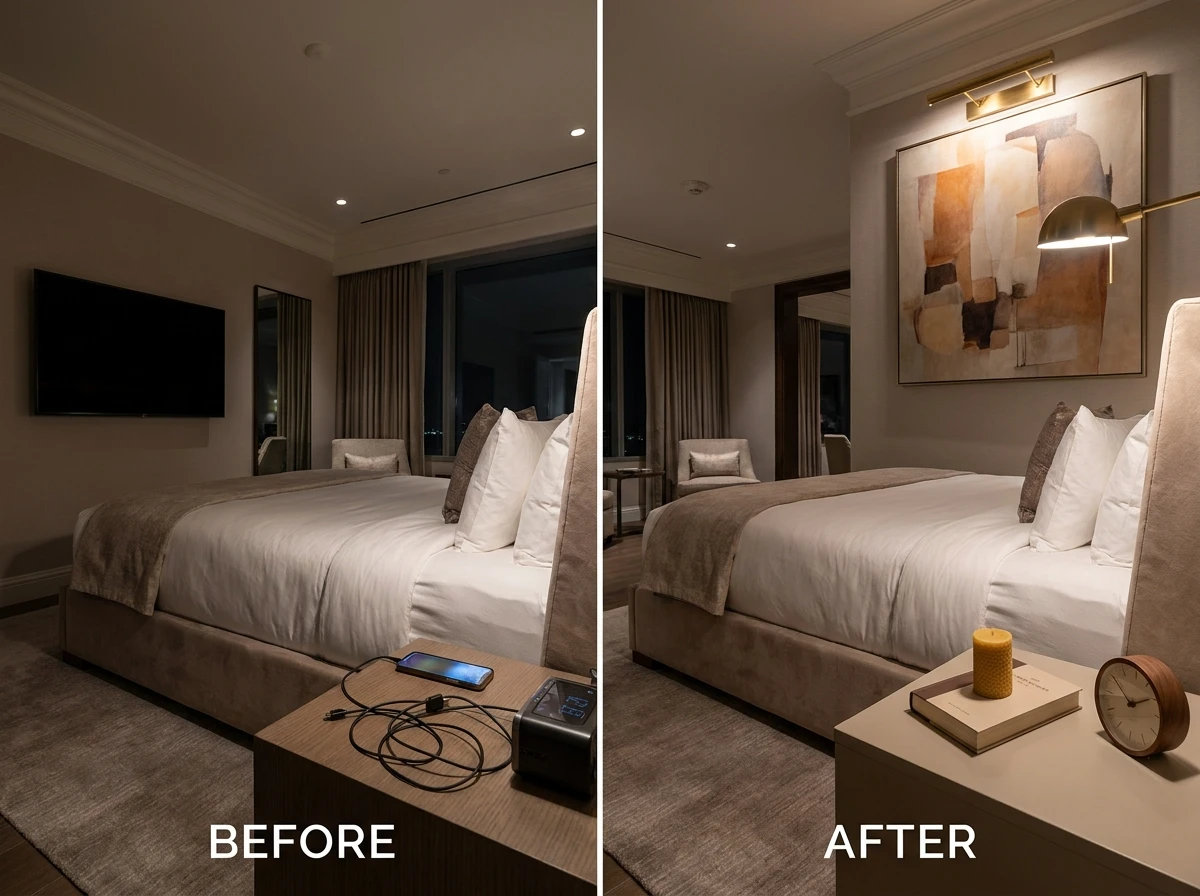 Bannir les écrans de la chambre parentale : transformation avant-après