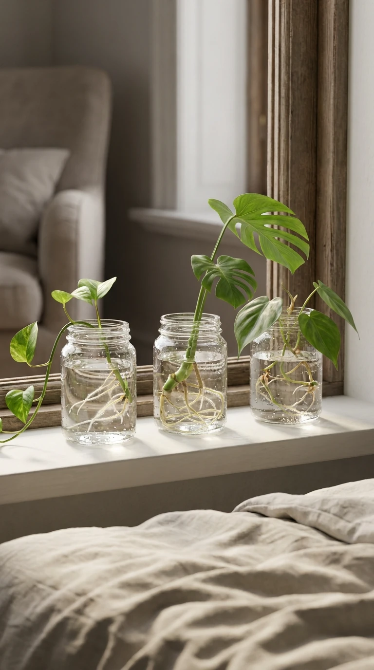 Bouturer ses plantes vertes dans l'eau gratuitement