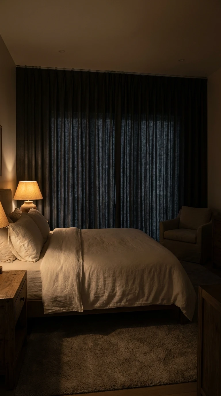 Rideaux occultants pour une chambre propice au sommeil