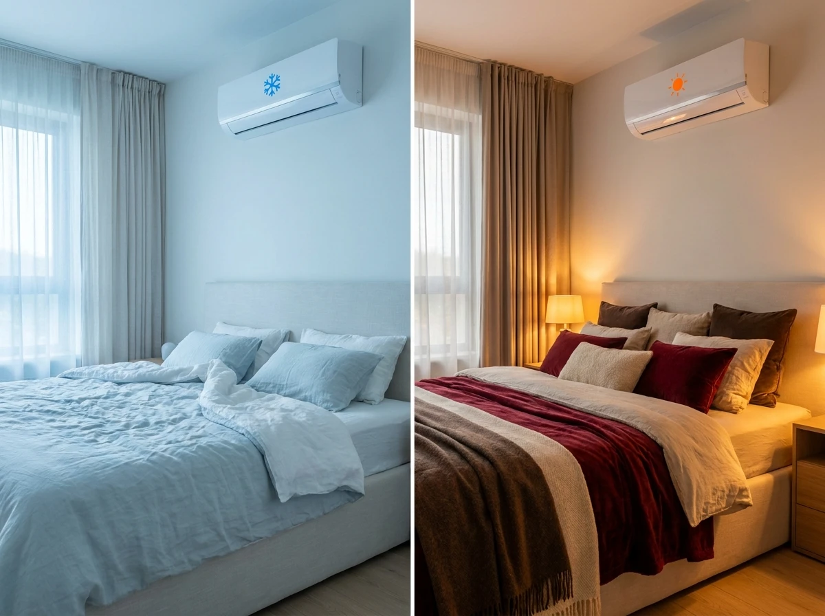 Climatiseur réversible pour un confort thermique annuel