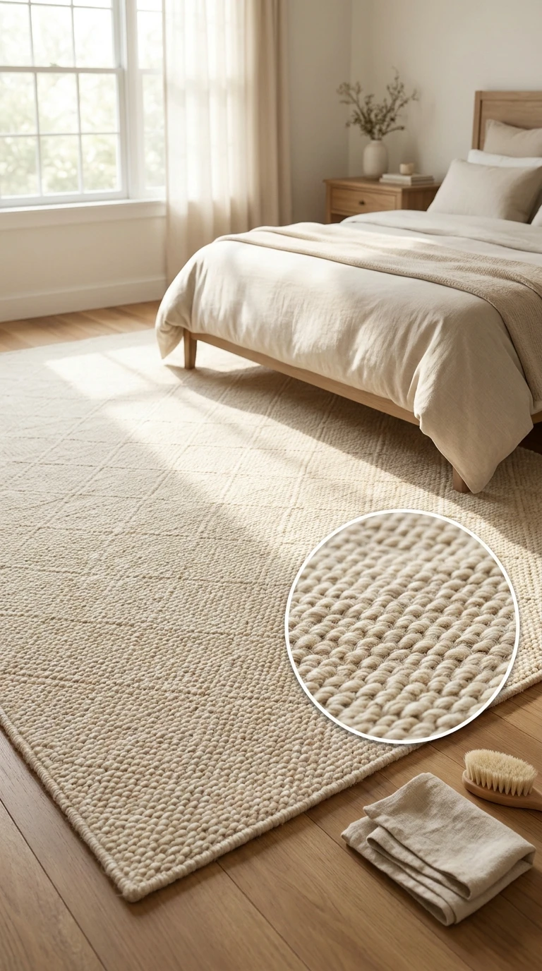 Choisir un tapis résistant et facile à entretenir pour la chambre
