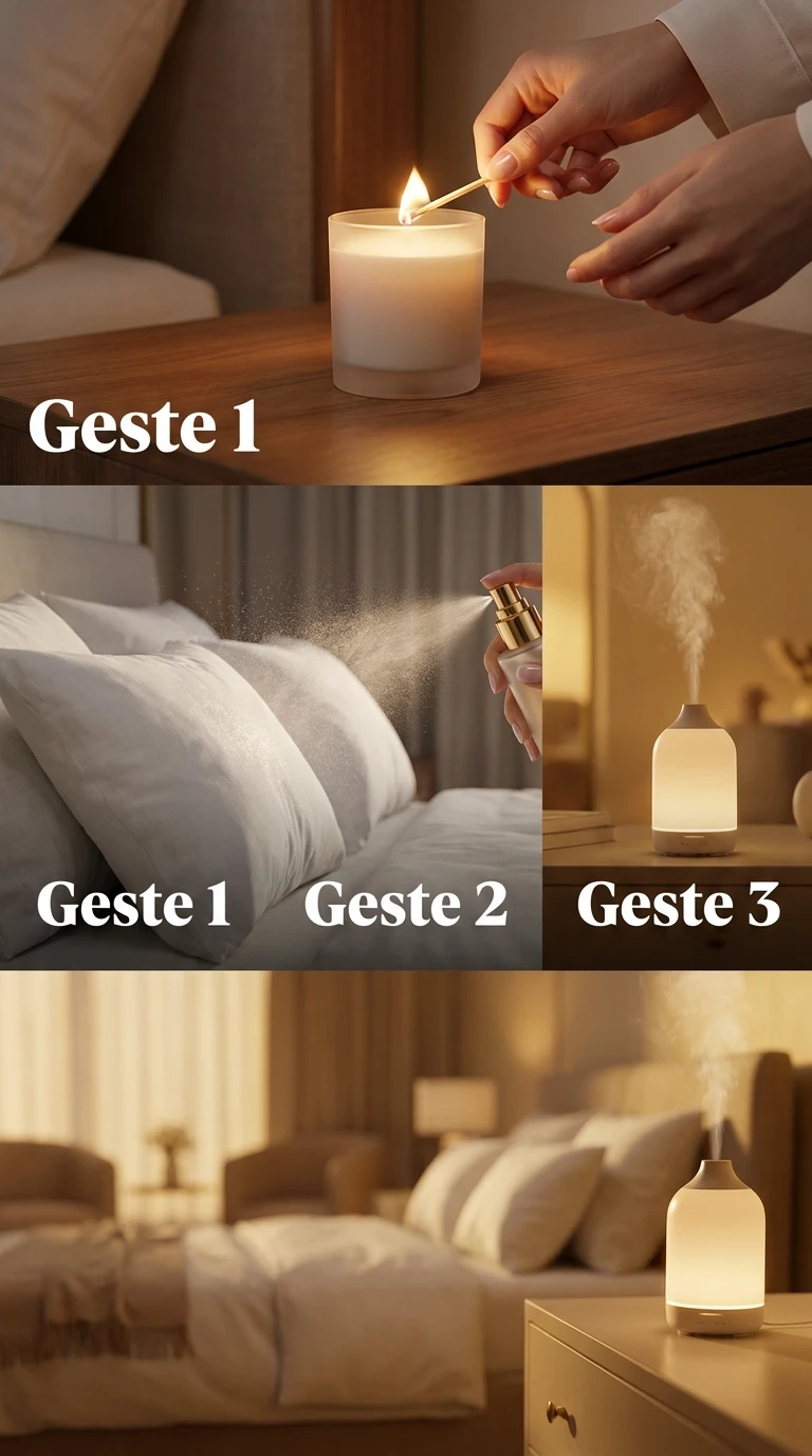 Rituel olfactif du soir en 3 gestes pour la détente