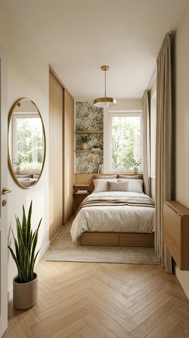 Vision cohérente pour l'aménagement d'une petite chambre