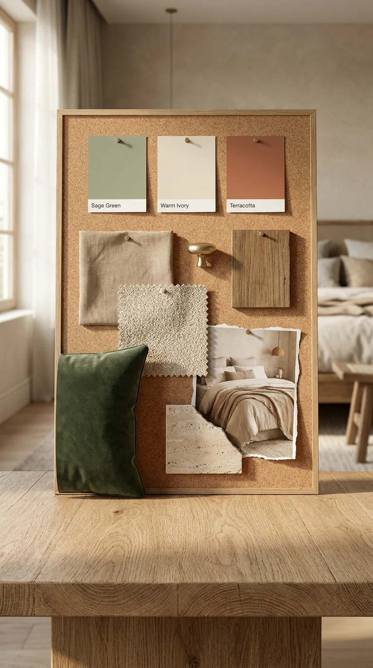 Moodboard de décoration : vision globale avant de choisir la couleur