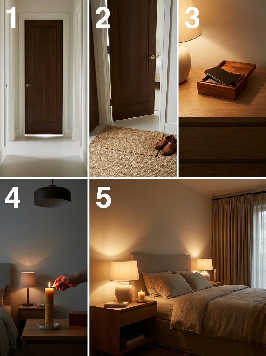 Créer un rituel de transition pour une chambre apaisante