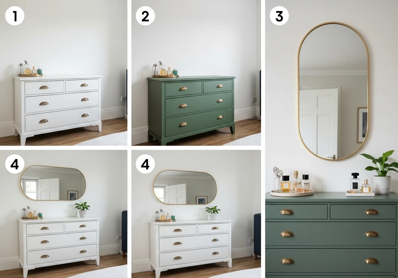 Tuto DIY : Transformer une commode en coiffeuse élégante