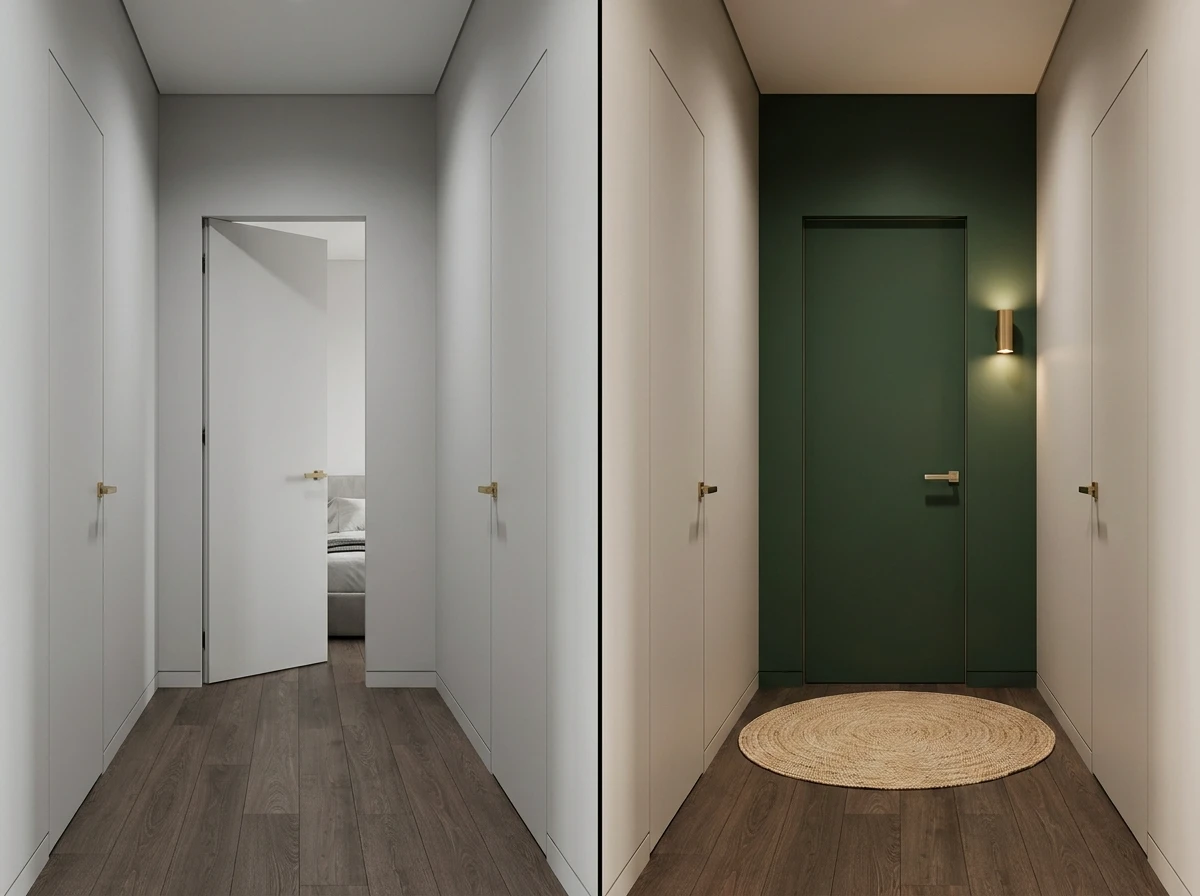 Créer une entrée distincte pour marquer l'espace privé