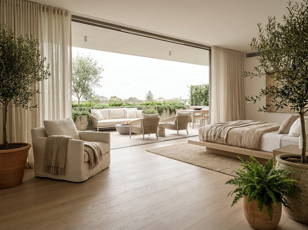 Créez une continuité visuelle intérieur-extérieur