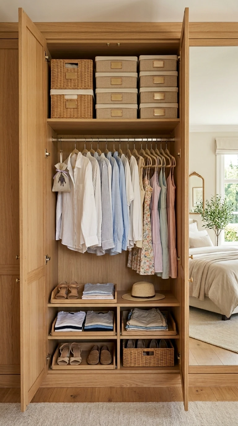 Organisation et rotation saisonnière de la garde-robe