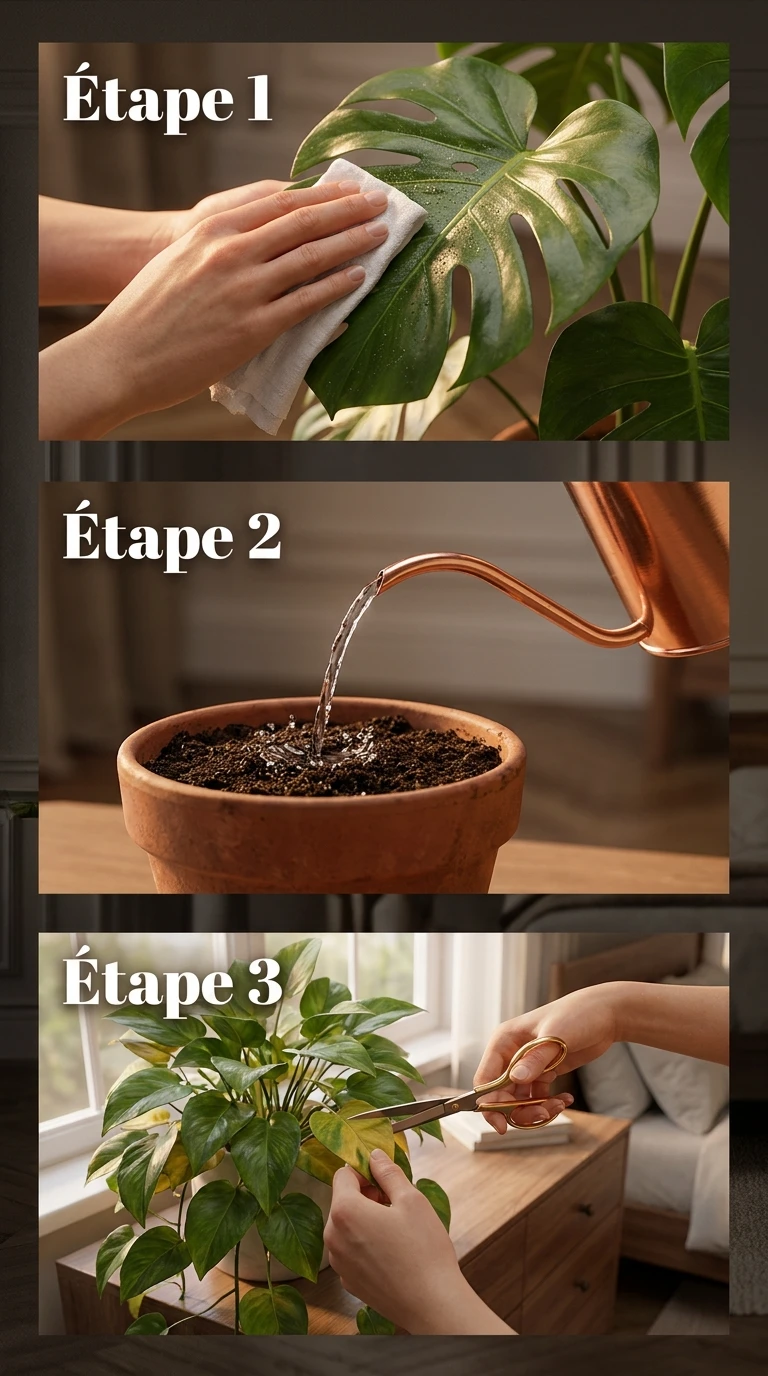 Rituels simples pour entretenir ses plantes d'intérieur