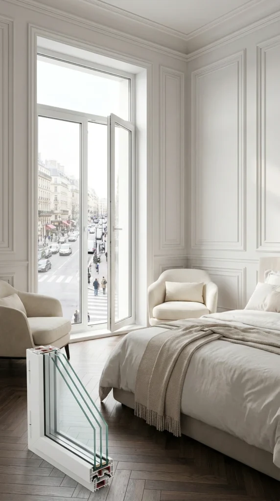Installer des fenêtres à double ou triple vitrage acoustique