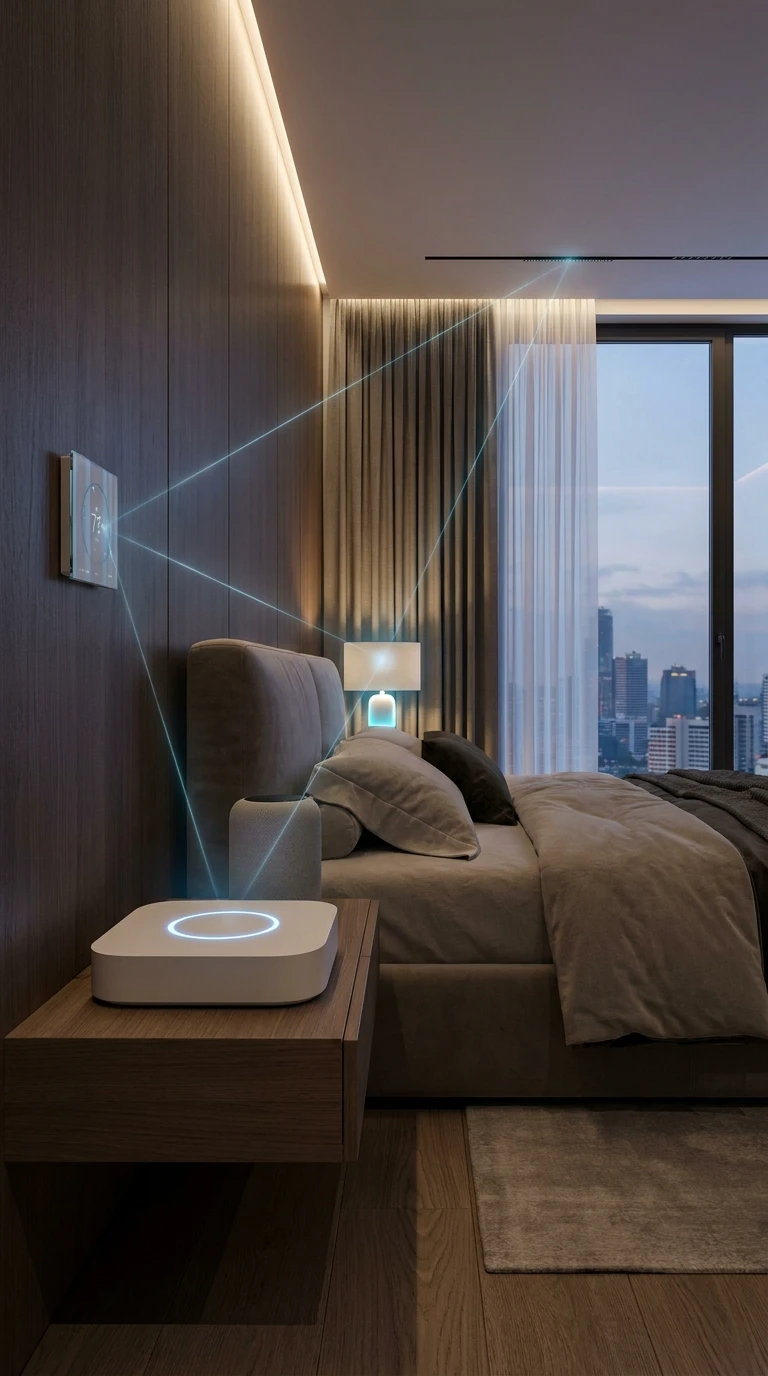 Installation d'un hub domotique centralisé pour chambre