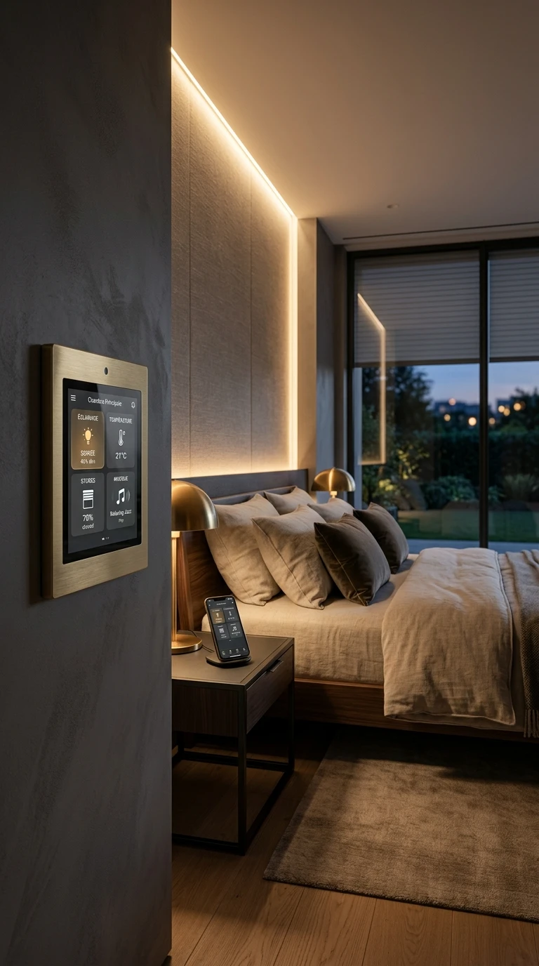 Aménagement d'une chambre intelligente avec domotique