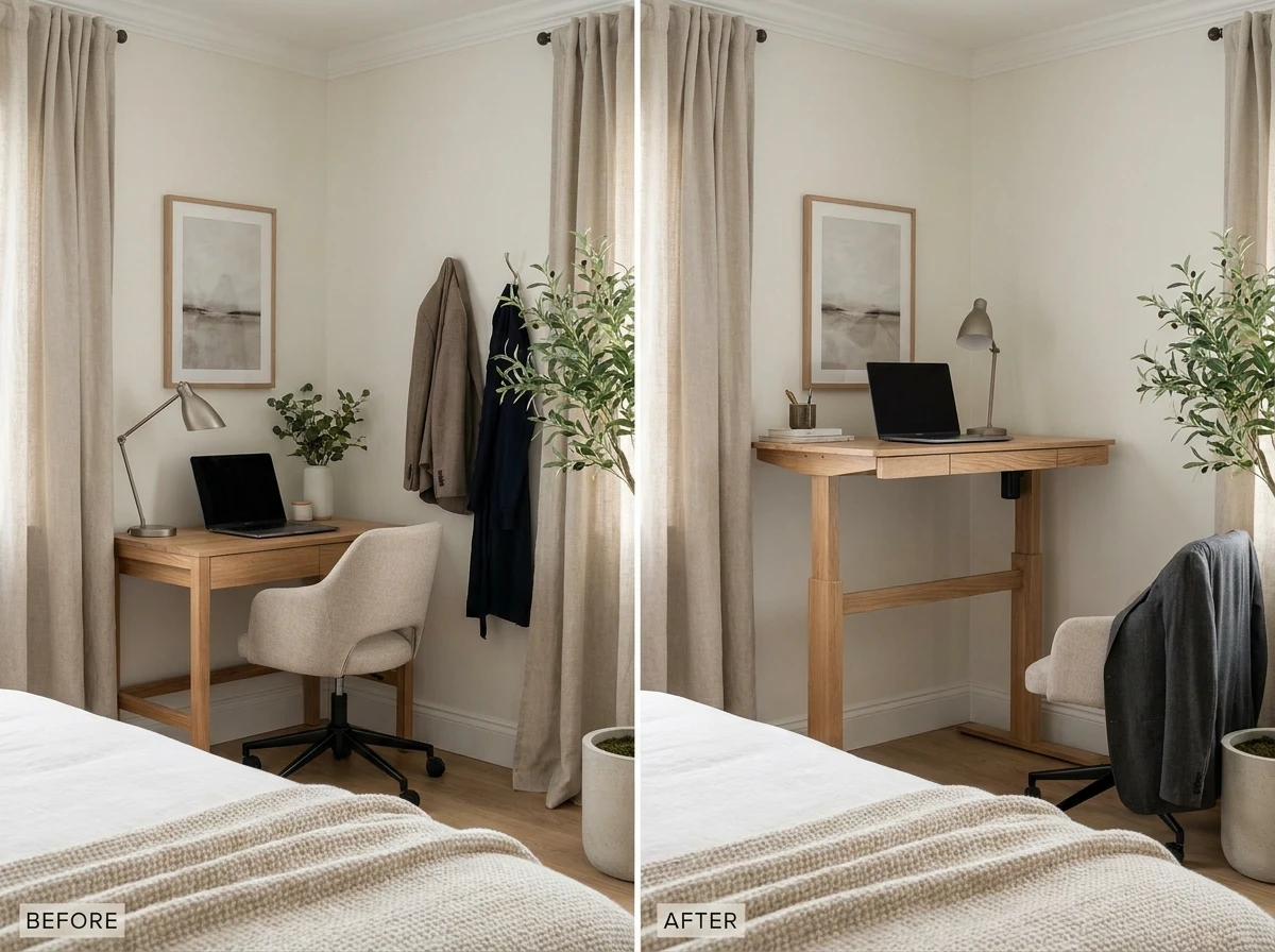 Intégrer un bureau assis-debout pour alterner les postures