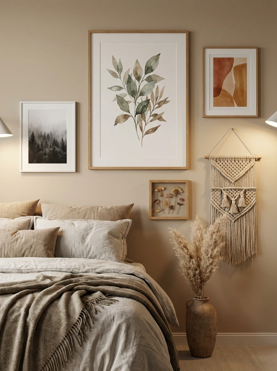 Décoration murale bohème pour habiller une chambre avec âme