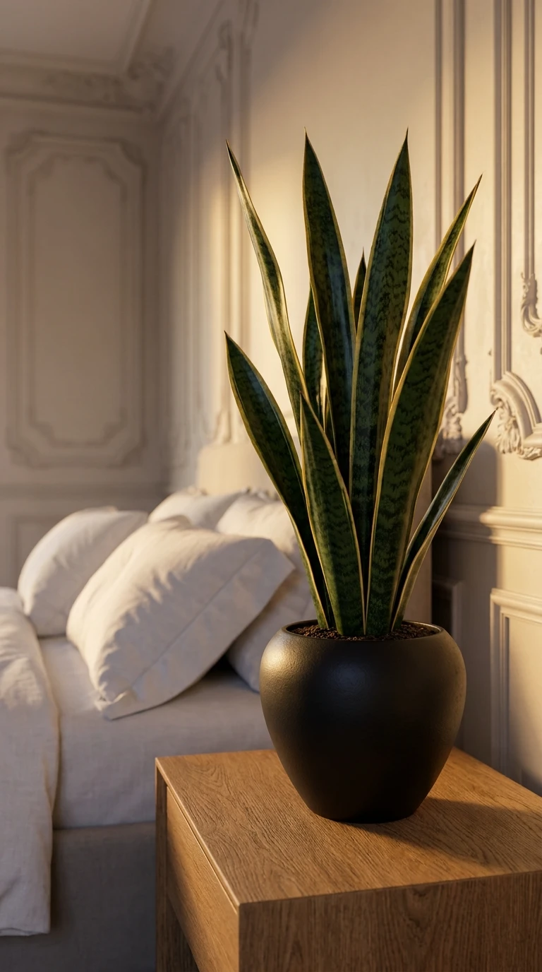 La Sansevieria : la plante idéale pour purifier l'air de votre chambre