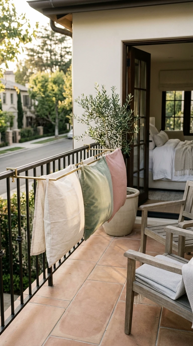 Entretien et séchage des coussins décoratifs
