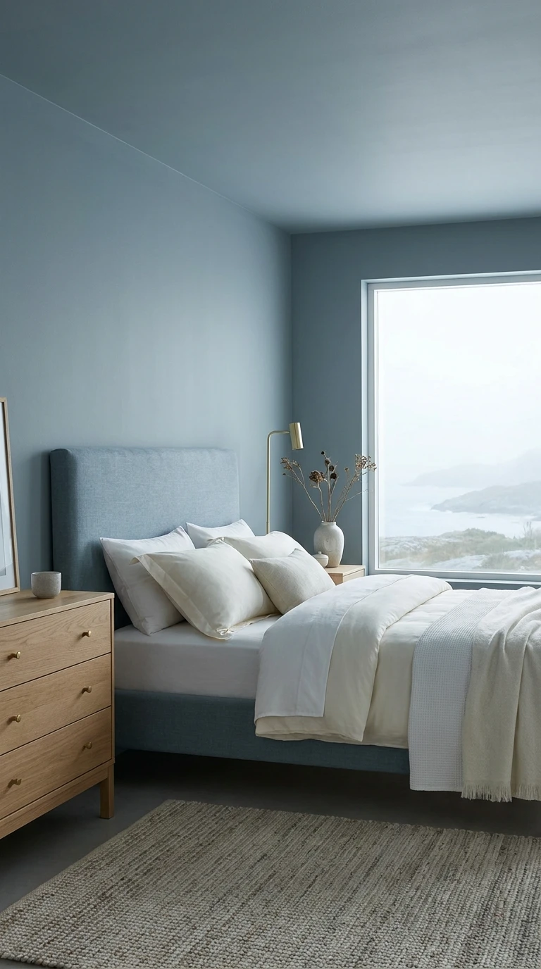 Décoration de chambre bleu gris : sérénité et élégance