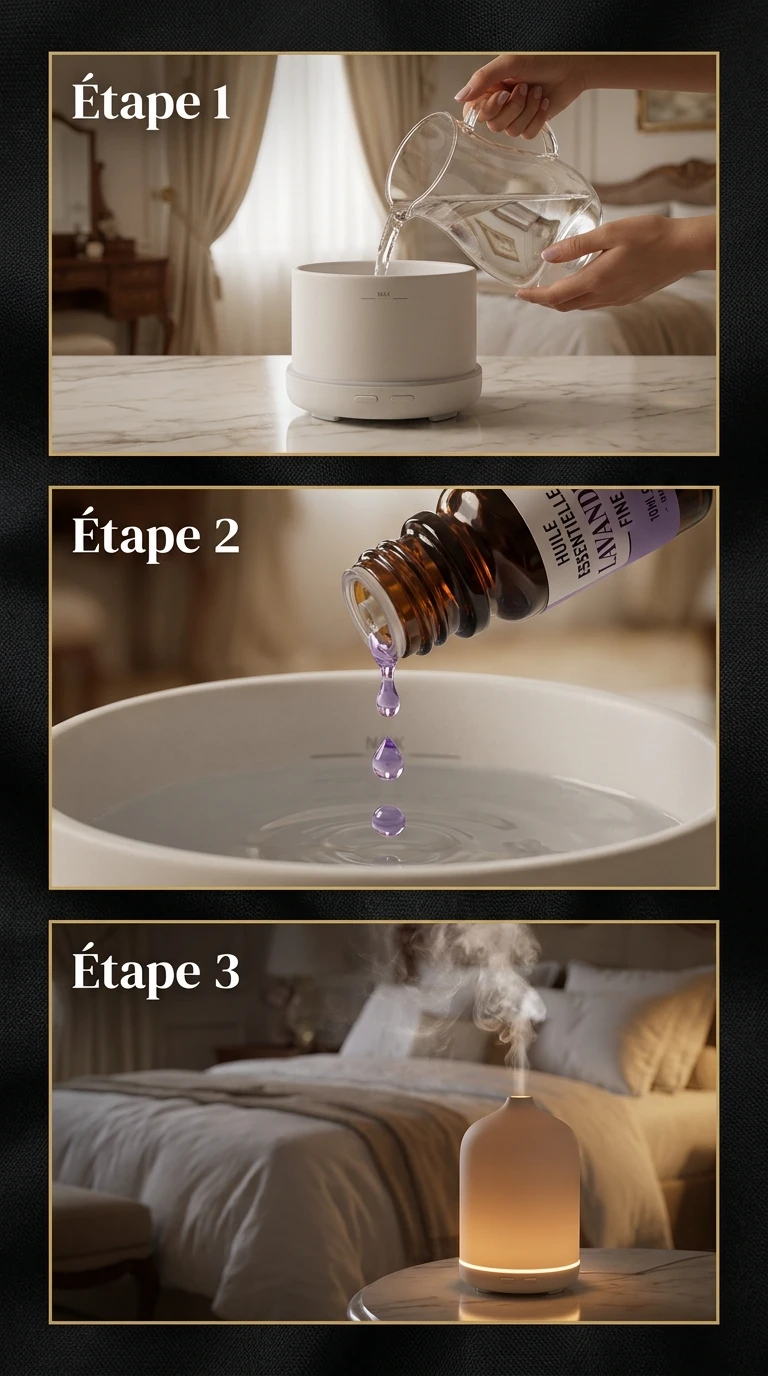 Le diffuseur à ultrasons : guide d'utilisation en 3 étapes