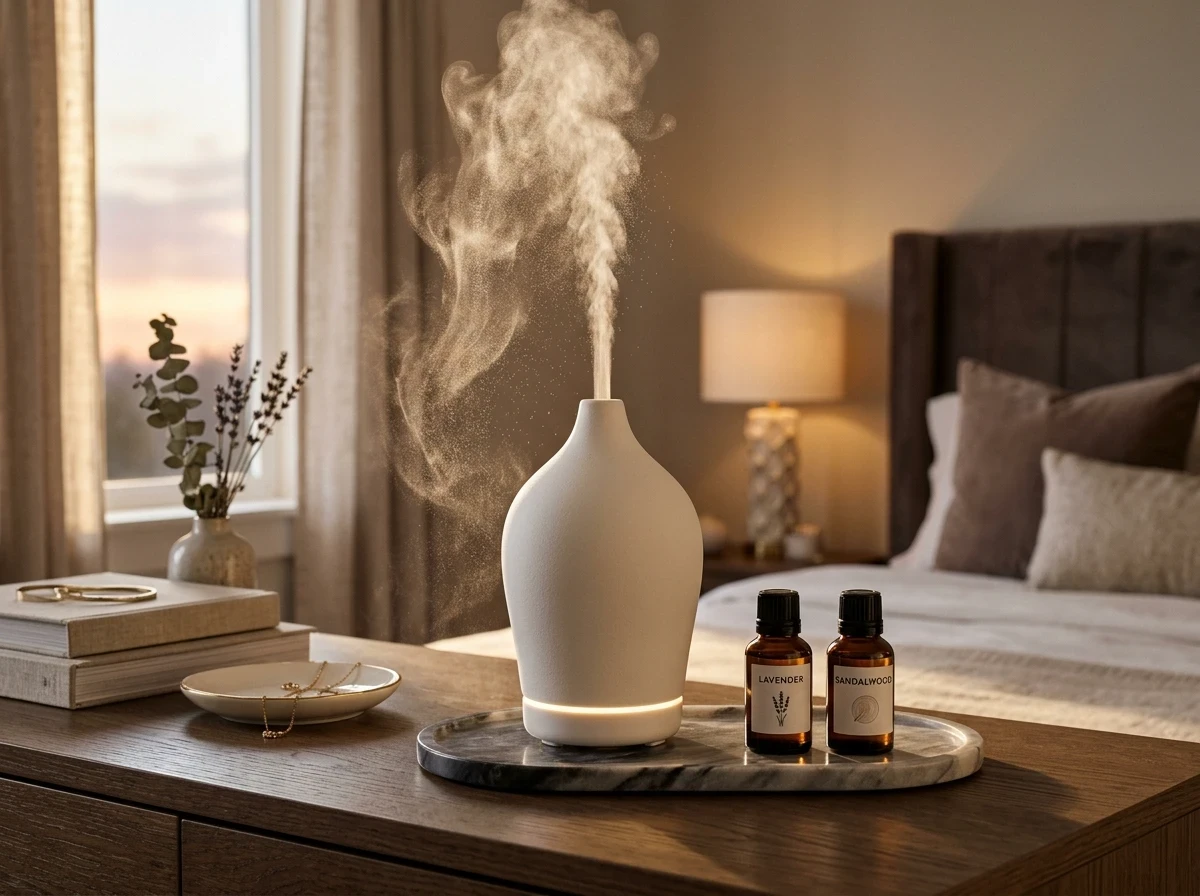 Le diffuseur d'huiles essentielles par ultrasons design