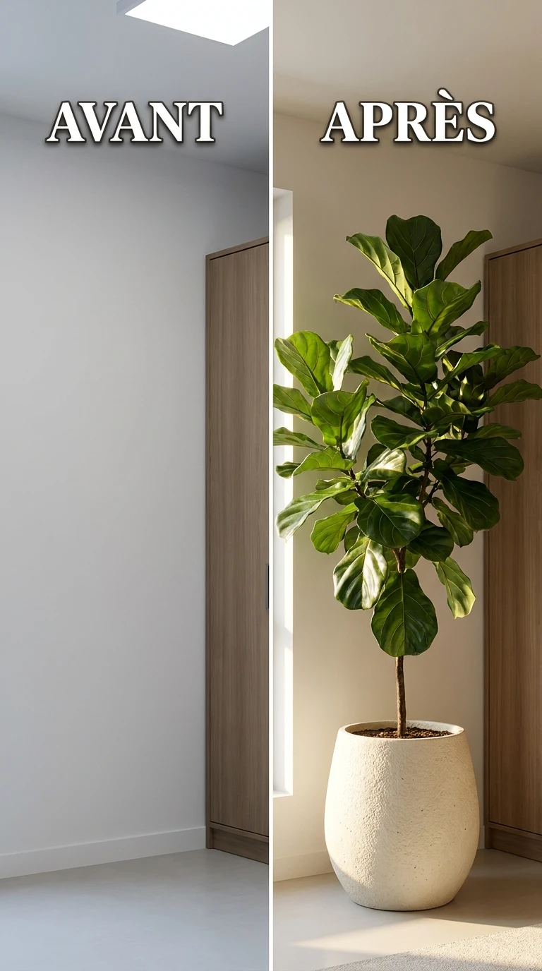 Le Ficus lyrata : une sculpture végétale pour transformer votre intérieur