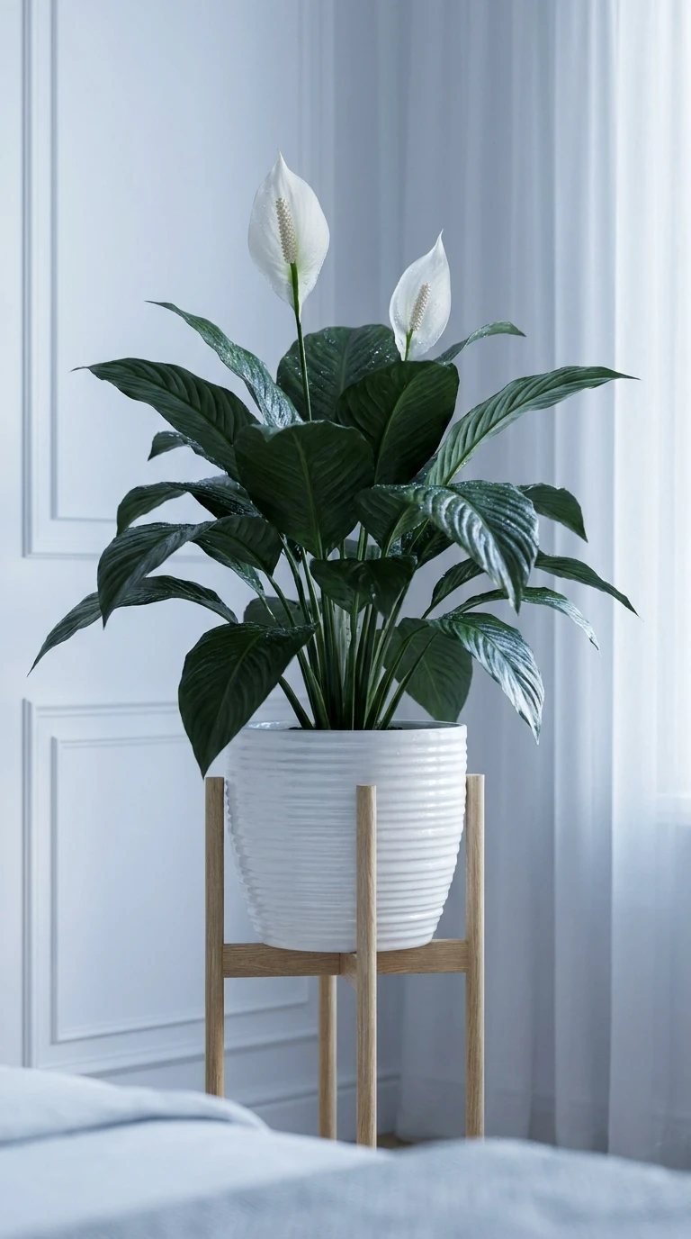 Le spathiphyllum, plante purificatrice d'intérieur