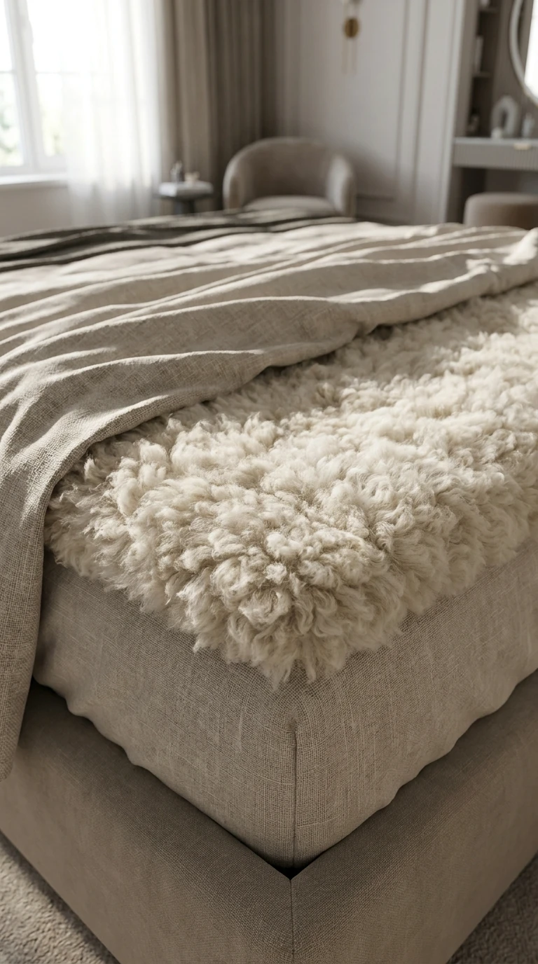 Le surmatelas en latex naturel ou en laine vierge