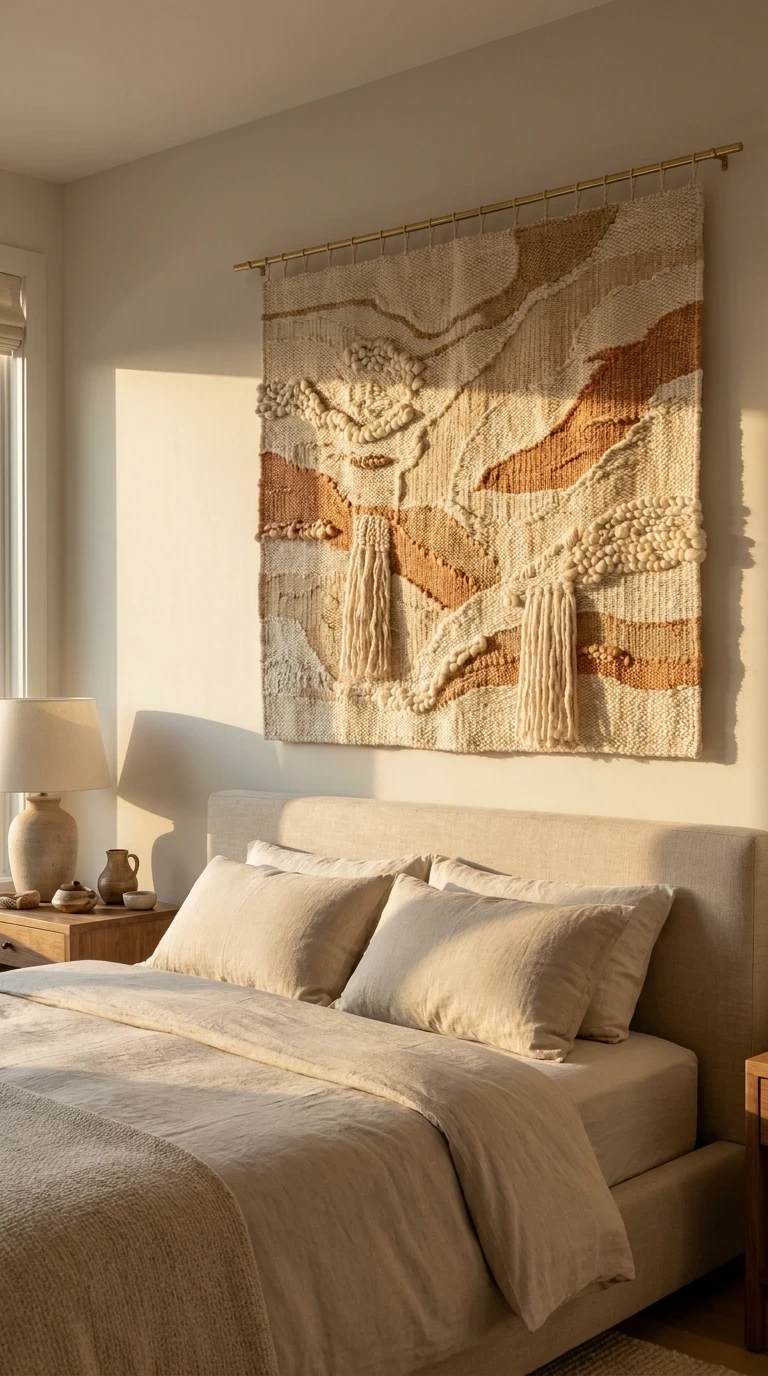 Le tissage mural artisanal en laine naturelle