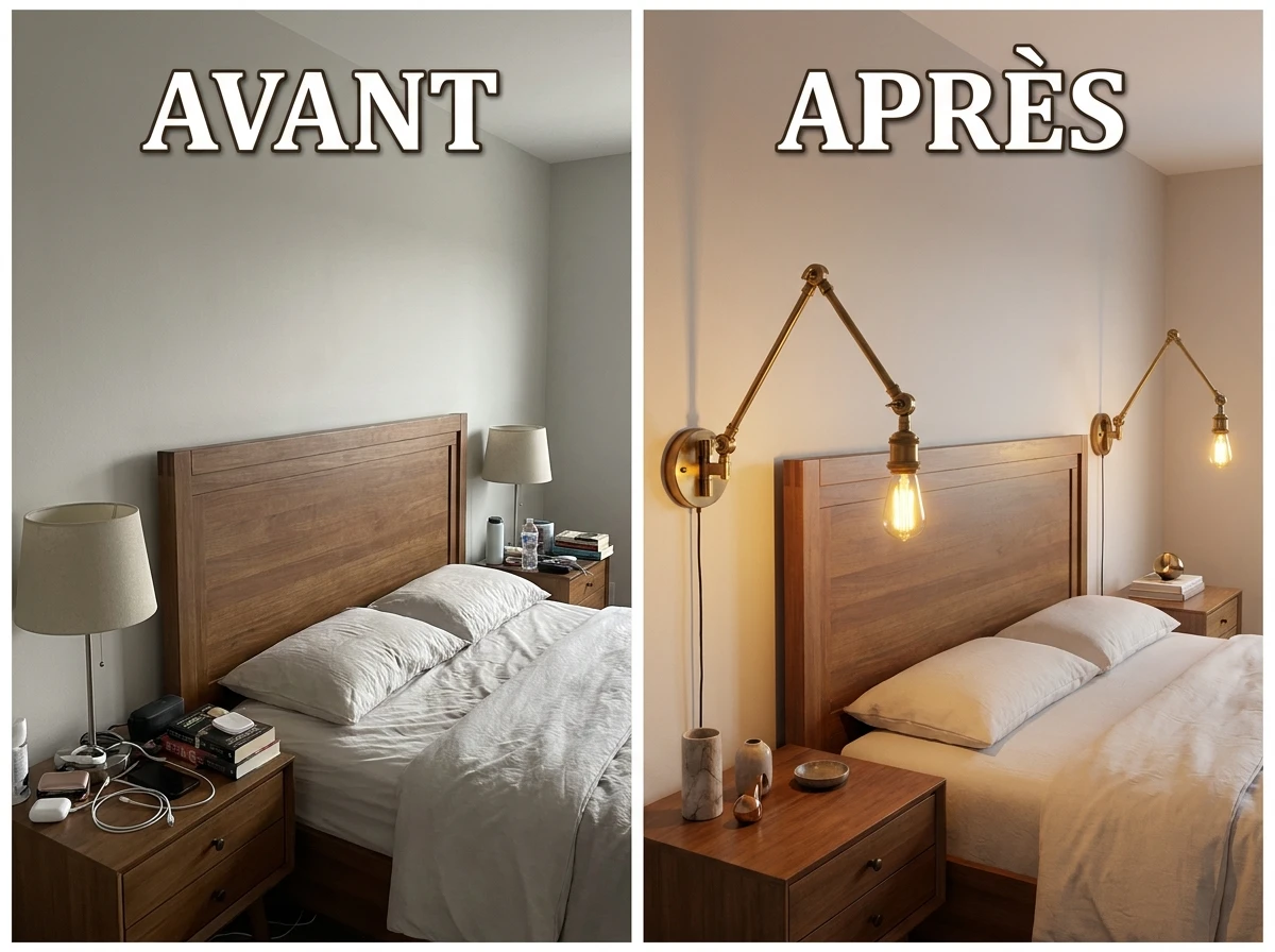 Les appliques murales à bras articulé en laiton