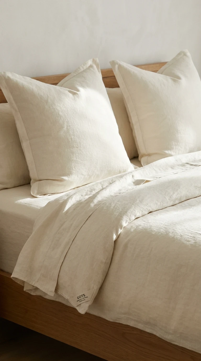 Les draps en lin lavé premium : le luxe textile fondamental