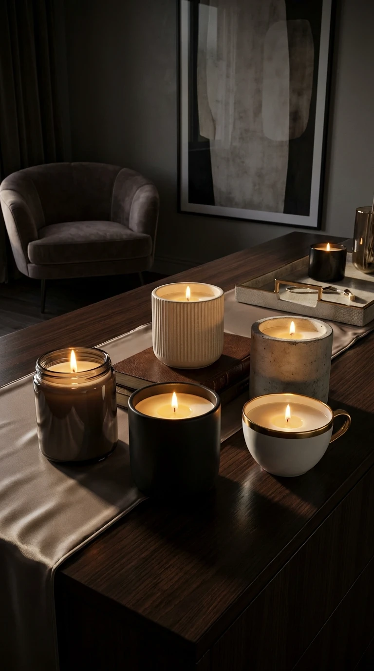 Les parfums et designs de bougies tendance en 2026