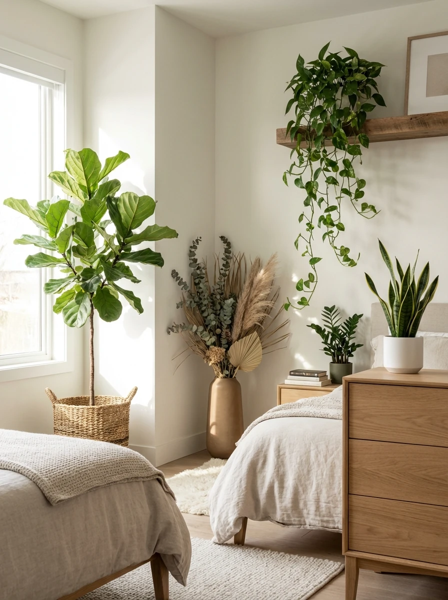 Les meilleures plantes pour une chambre vivante et apaisante