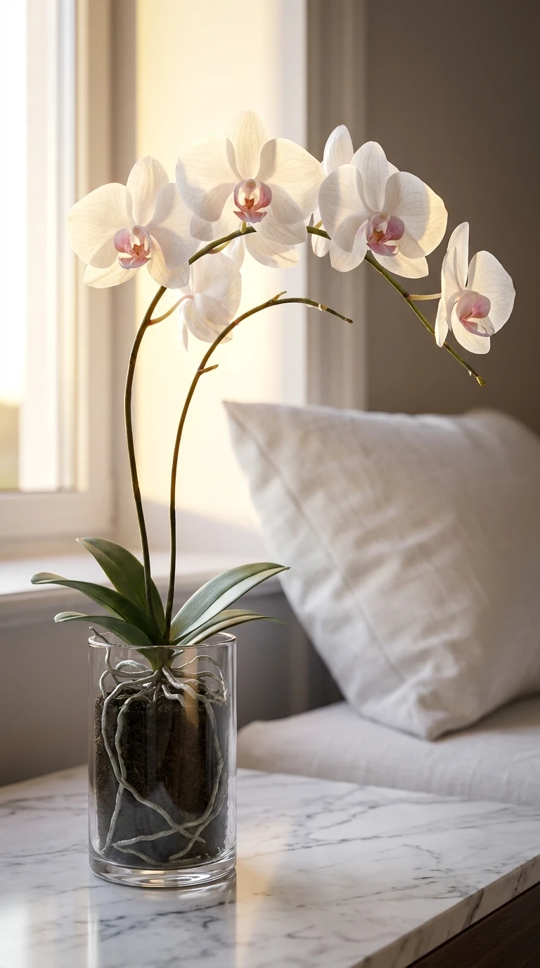 L'orchidée phalaenopsis blanche pour une décoration de luxe