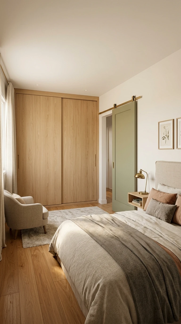 Chambre moderne : opter pour des portes coulissantes partout