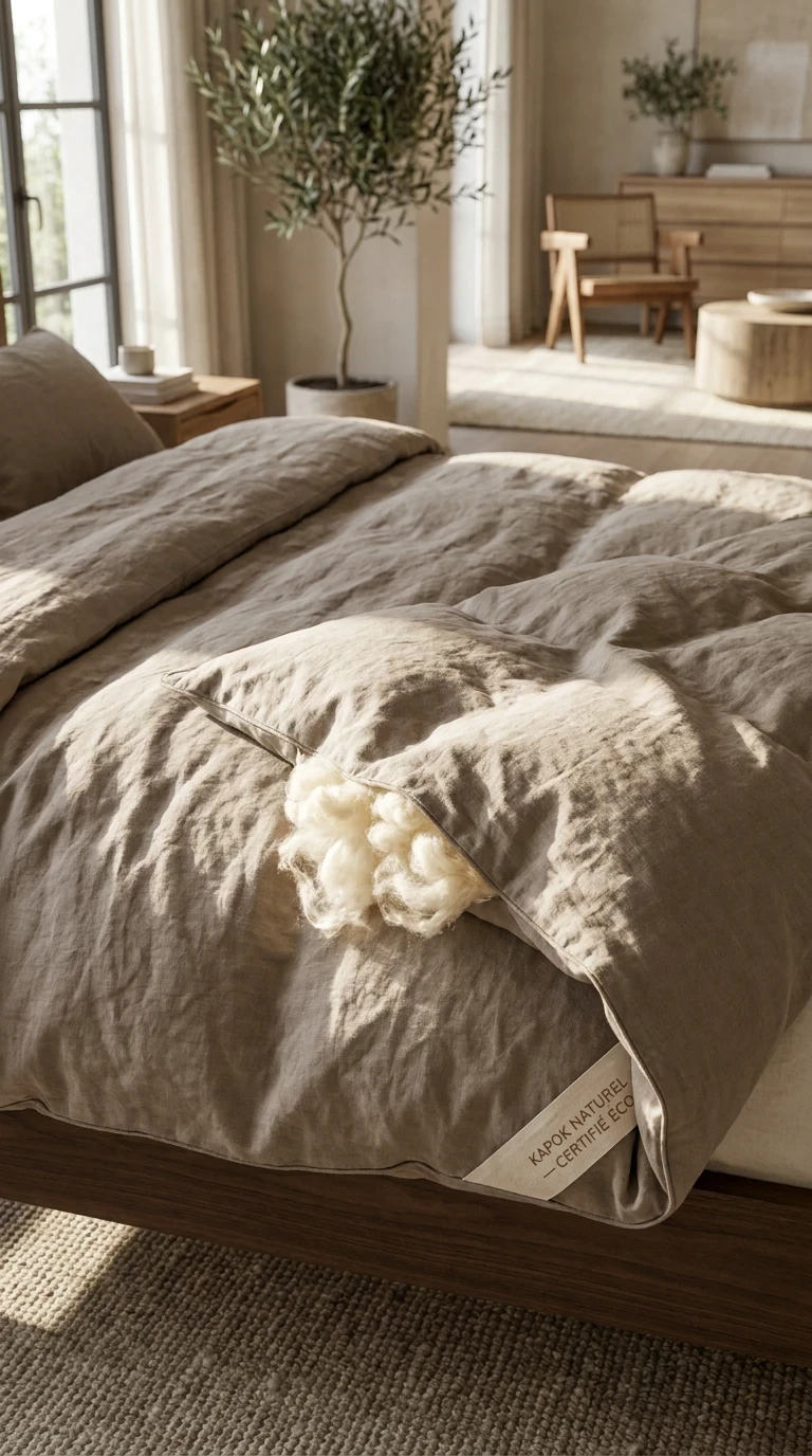 Opter pour une couette en duvet naturel ou en kapok