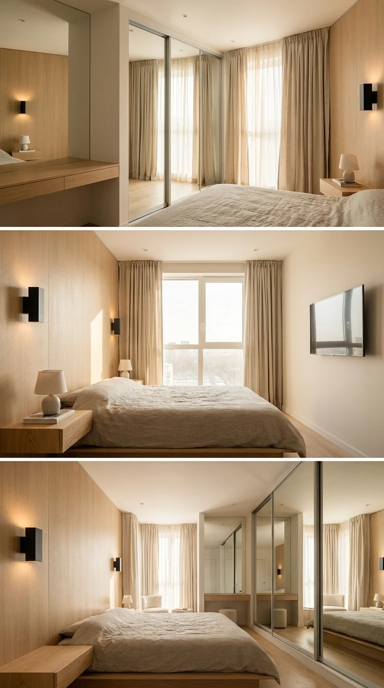 Optimiser chaque centimètre dans une petite chambre moderne