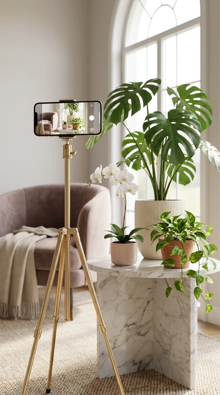 Photographier son coin végétal pour Pinterest