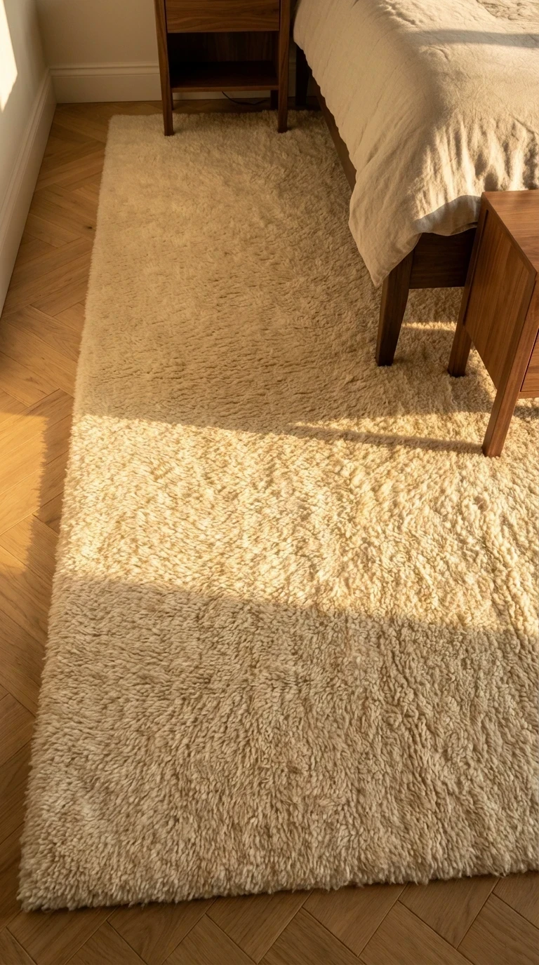 Grand Tapis Moelleux pour Délimiter l'Espace Nuit