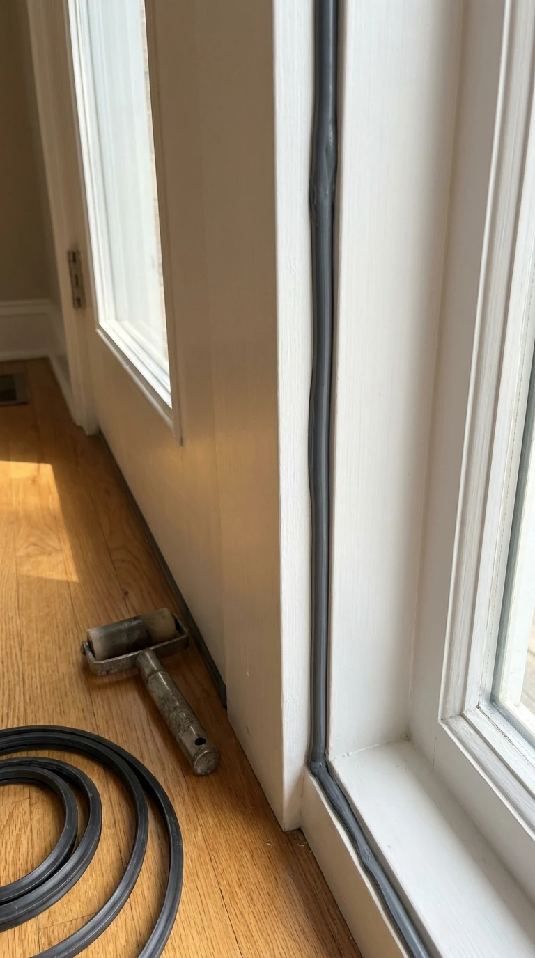 Poser des joints d'étanchéité sur fenêtres et portes