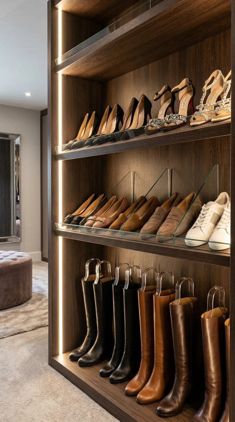 Ranger les chaussures avec des solutions dédiées