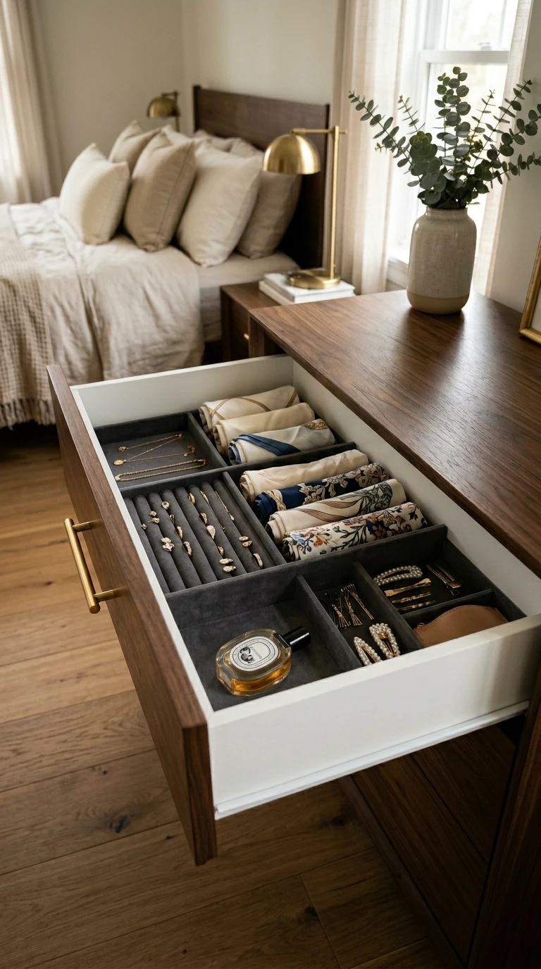 Vider, nettoyer et organiser les tiroirs de commode